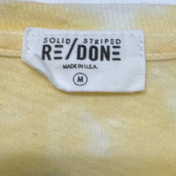 RE/DONE x Solid & Striped Venice Tie Dye Graphic Cotton Tee Womens Medium - Picture 5 of 8